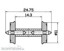 Roco 40267 - RP-25-Radsatz