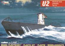 Mirage Hobby 40023 - Deutsches U-Boot U 2 Typ IIA in 1:400