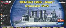 Mirage Hobby 40604 - DD-343 USS Noa June 1937 in 1:400