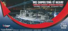 Mirage Hobby 400608 - HMS Campbeltown St Nazaire Chariot Operation, 26 March 1942 in 1:400
