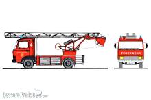 Loewe 4041 - Magirus Deutz Zeta 90 M 5 - DL 18, FACELIFT: Fw Meerbusch / HO