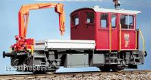 Weinert 4043D-3 - SBB-Schienentraktor Tm III in Rot mit beweglichem Tirre-Ladekran Digital-3L-Wechselstrom (AC FM)