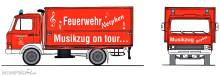 Loewe 4045 - Magirus Deutz Zeta 90 M 5 - Musikzug der FW Netphen / HO