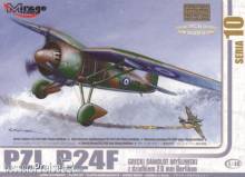 Mirage Hobby 48107 - PZL P.24 F der griechischen Luftwaffe mit Resin- und Fotoätzteilen in 1:48