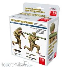 Mirage Hobby 350002 - TWO US RANGERS TEAM WITH BAZOOKA