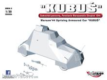 Mirage Hobby 355026 - KUBUS Warsaw´44 Uprising Armoured Car in 1:35