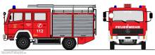 Loewe 4062 - MERCEDES BENZ 917 (LN2) - LF 8/6 - Fw. Bräunlingen - H0