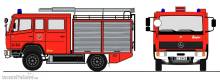 Loewe 4063 - MERCEDES BENZ 917 (LN2) - LF 8/6 - Fw. Stadt Essen - H0