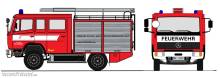 Loewe 4068 - MERCEDES BENZ 917 (LN2) - LF 8/6 - Fw. Sindelfingen - H0