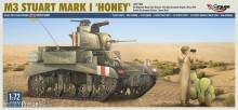 Mirage Hobby 720006 - 1:72 M3 STUART Mk I ´HONEY´ light tank