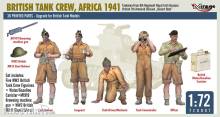 Mirage Hobby 720007 - 1:72 BRITISH TANK CREW, AFRICA 1941 Tankmen from 8th Regiment Royal Irish Hussars British 7th Armored Division „Desert Rats”