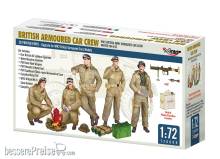 Mirage Hobby 720009 - WW2 BRITISH ARMY ARMOURED CAR CREW, WINTER 1944/45