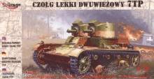 Mirage Hobby 726002 - Leichter Panzer 7 TP mit Zwillingsturm in 1:72