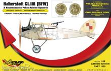 Mirage Hobby 480003 - Halberstadt CL.IIA(BFW) 2 Recinnais.poli in 1:48