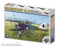 Mirage Hobby 480005 - 1:48 Halberstadt CL.II Photographic & Reconaissance Version With Crew & Ground Personnel For Fliegerabteilung Artillerie FA(A) Units