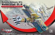 Mirage Hobby 481308 - Schusta/ Schlasta 27b Halberstadt CL.II in 1:48