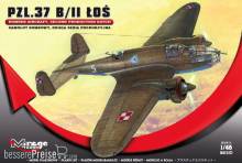 Mirage Hobby 481310 - PZL.37 B/II LOS Bomber Aircraft in 1:48