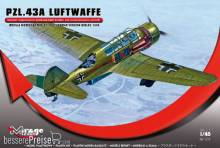 Mirage Hobby 481311 - PZL.43A Luftwaffe Germ.Vers. MIELEC 1940 in 1:48
