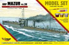 Mirage Hobby 840061 - ORP´MAZUR´1935(Training Ship)(Model Set) in 1:400