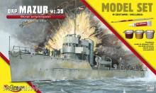 Mirage Hobby 840062 - ORP´Mazur´-wz.39(the GunneryShip)ModelSe in 1:400