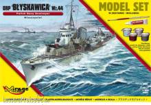 Mirage Hobby 840091 - ORP´Blyskawica´-wz.44(Polish Destroyer WWII)(Model Set) in 1:400