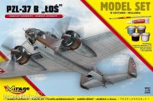 Mirage Hobby 872092 - PZL-37 B Los (Polish Bomber Aircraft) Model Set in 1:72