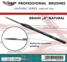 Mirage Hobby 100009 - MIRAGE BRUSH NATURAL SIZE 4