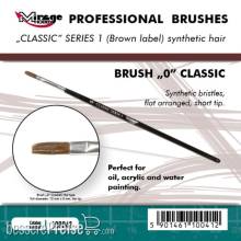 Mirage Hobby 100041 - MIRAGE BRUSH FLAT HIGH QUALITY CLASSIC SERIES 1 size 0