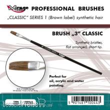 Mirage Hobby 100044 - MIRAGE BRUSH FLAT HIGH QUALITY CLASSIC SERIES 1 size 3