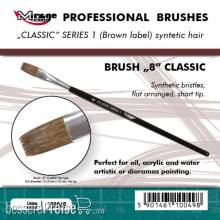 Mirage Hobby 100049 - MIRAGE BRUSH FLAT HIGH QUALITY CLASSIC SERIES 1 size 8