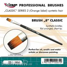 Mirage Hobby 100061 - MIRAGE BRUSH FLAT HIGH QUALITY CLASSIC SERIES 2 size 8