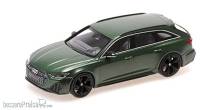 Minichamps 410018017 - AUDI RS 6 AVANT - 2019 - MATT GREEN