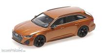 Minichamps 410018018 - AUDI RS 6 AVANT - 2019 - BROWN METALLIC - L.E. 336 pcs.