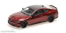 Minichamps 410020126 - BMW M4 - 2020 - RED METALLIC - L.E. 336 pcs.
