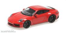Minichamps 410063000 - PORSCHE 911 (992) CARRERA 4 GTS - 2019 - RED