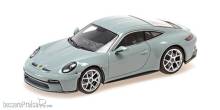 Minichamps 410063021 - PORSCHE 911 (992) S/T - 2023 - GREEN METALLIC