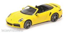 Minichamps 410069484 - PORSCHE 911 (992) TURBO S CABRIOLET - 2019 - YELLOW