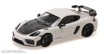 Minichamps 410069702 - PORSCHE CAYMAN GT4 RS - 2021 - WHITE W/ BLACK WHEELS