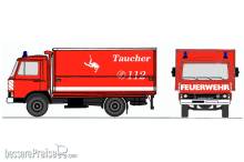 Loewe 4101 - Iveco Magirus Zeta 90M5 - GW Wasserrettung / Tageslfb.