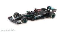 Minichamps 410200444 - MERCEDES-AMG PETRONAS F1 TEAM W11 EQ PERF. - L. HAMILTON - WINNER BRITISH GP 2020 FLAT TYRE