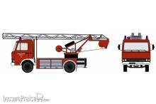 Loewe 4106 - Iveco Magirus Zeta 90M5 - DL18 Feuerwehr Budenheim