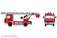 Loewe 4107 - Iveco Magirus Zeta 90M5 - DL18 Feuerwehr Königsberg