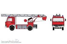 Loewe 4108 - Iveco Magirus Zeta 90M5 - DL18 Feuerwehr Allershausen