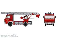 Loewe 4117 - Iveco Magirus Zeta 90M5 - DL18 Feuerwehr Abenberg