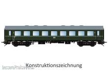 Lenz 41180-02 - Reko-Wagen B4mgl, 2.Kl, DR, Ep.3, Betr.-Nr.260-252
