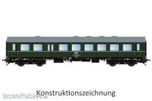 Lenz 41181-01 - Reko-Wagen BDghwse, 2.Kl, DR, Ep.3/4, Nr. 15001-3