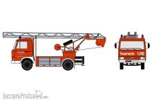 Loewe 4119 - Iveco Magirus Zeta 90M5 - DL18 Fw. Haren / Ems (Facelift)