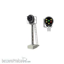 MAFEN 413222 - N I SNCF - Signal Disktyp 6-Lichter (4 Gelbe, 1 Vert, 1 Rot)