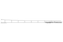 Viessmann 4144 - H0 Fahrdraht zum Abspannen 400 mm, 3 Stück
