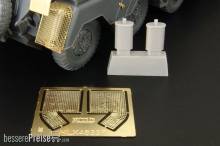 Hauler HLX48337 - Sd Kfz 232 exhaust shroud mesh and silencer